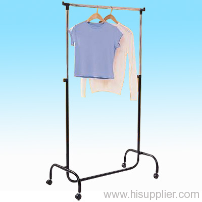 Fold metal garment rack