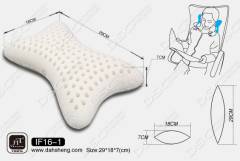 Latex foam car pillow by DSC.