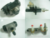 Brake master and wheel cylinder