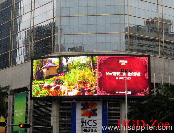 outdoor full color led display board