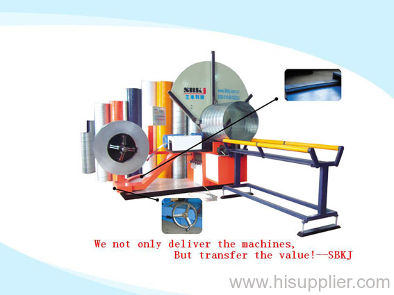 spiral tube forming machine,spiral tube former,spiral duct machine