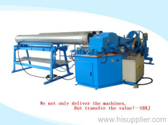 Spiral tube forming machine