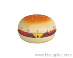 Hamburger shape kitchen timer