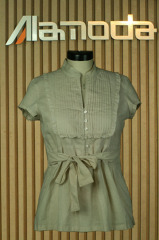 Cotton solid  blouse