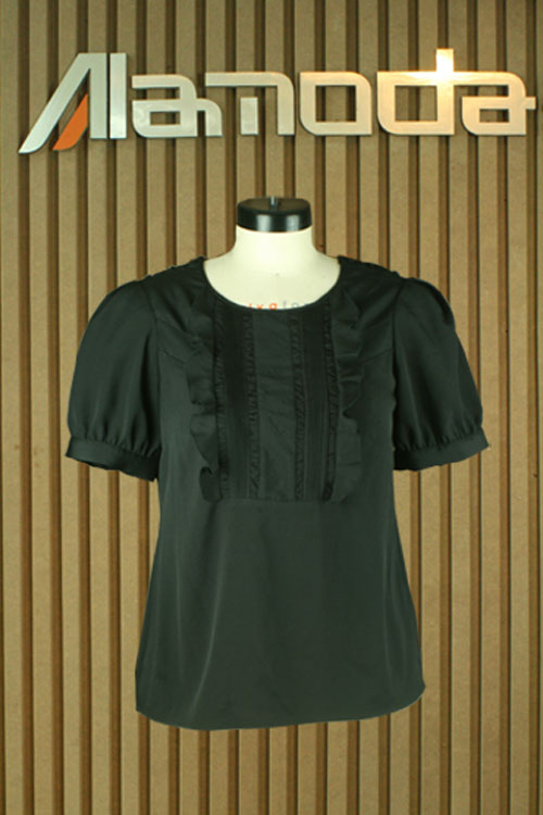  classical solid blouse