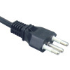 3 prong Brazilian power cord/brazil standard 3-pin plug with wire /Brazil AC power cord