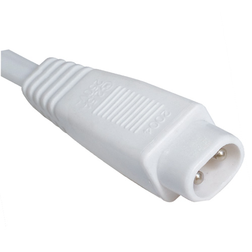 Male and female socket with H03VVH2-F2*0.75mm2 power cords