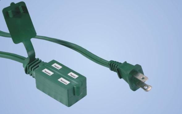 Indoor Cube Tap 2-conductor extension cords