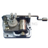 Metal-handle Hand-crank Musical Movement With Rotating Shaft