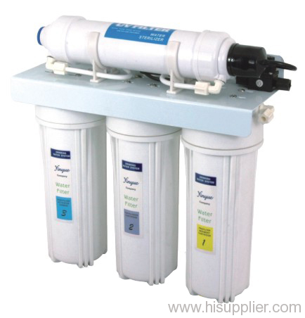 under sink filter with sterilizer