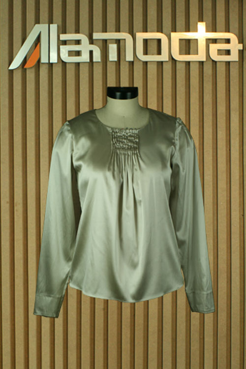  silk satin blouse