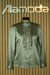  silk satin blouse