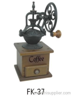 Iron coffee mill grinders