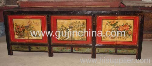 China antique Mongolia cabinet