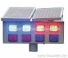 solar two sides two rows flash light