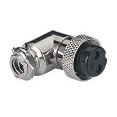 90 degree metal cable connector