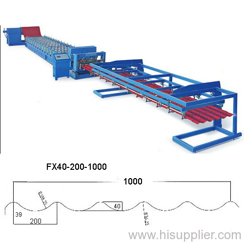 Glazed Tile Forming Machine