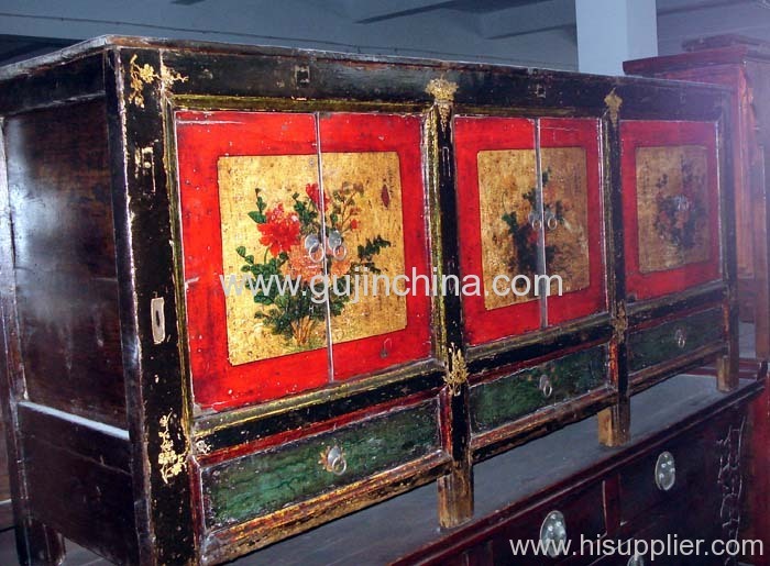 Old Mongolia chest cabinet