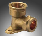 Brass Wall Plate Elbow