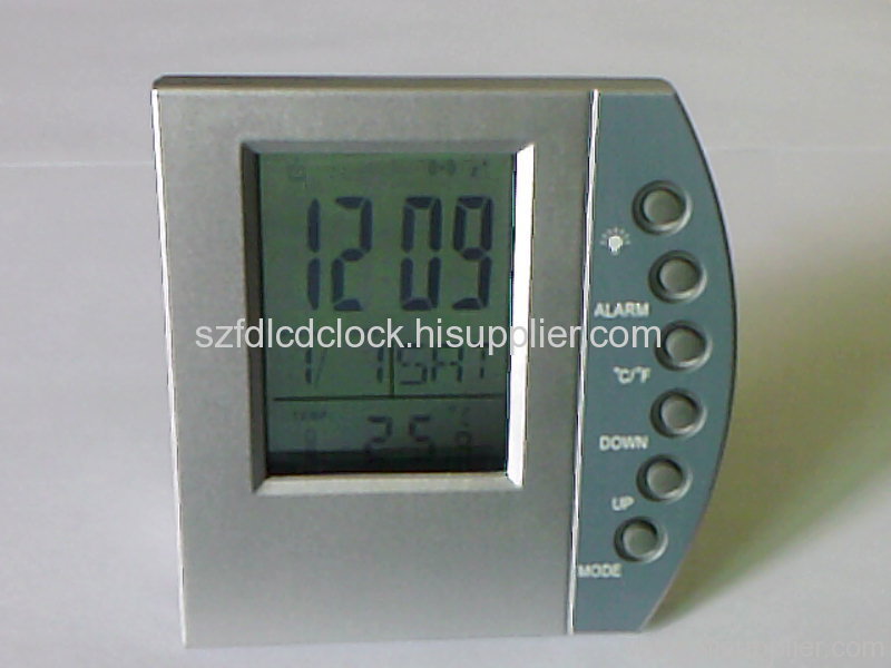 Transparent LCD Clock