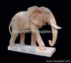 elephant statue marble animal