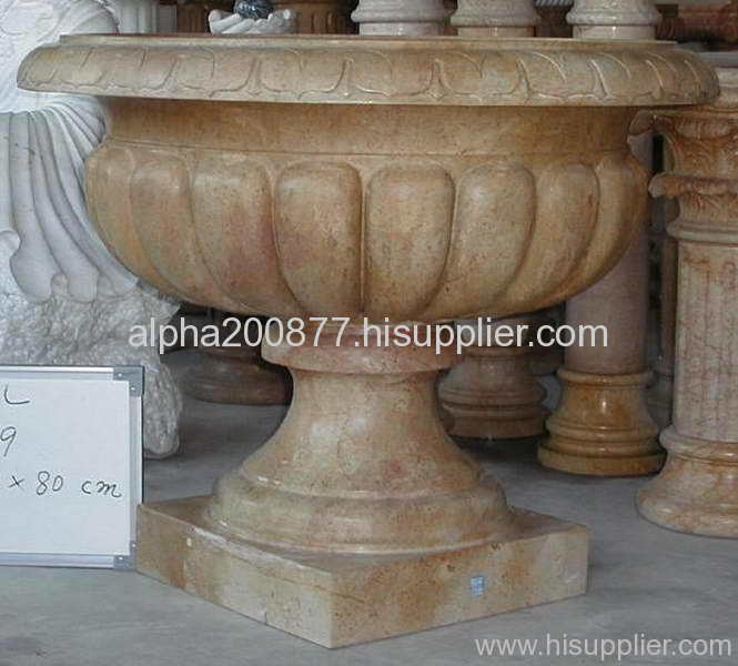 stone flowerpots marble urn