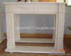 white marble fireplace