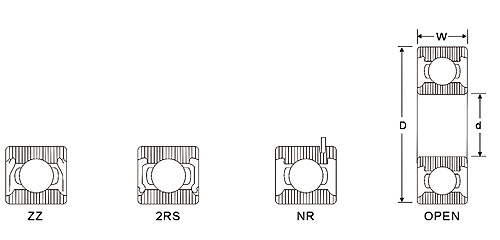 6000-6200 Standard Ball Bearing