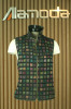 Ladies poly check  yarn dyed vest
