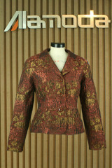 Ladies Poly Acrylic printed jacket