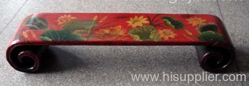Oriental furniture rolled table