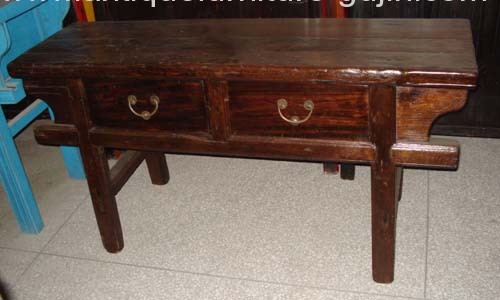Oriental antique side table