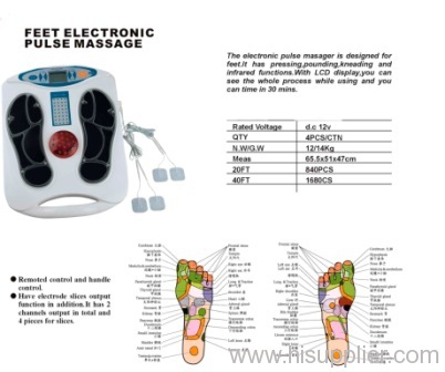 FEET ELECTRONIC PULSE MASSAGE