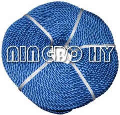 3-4 Strand Blue Poly Net Rope For Fishing