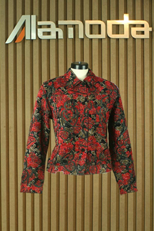 Ladies printed Jacquard jackets