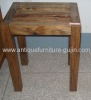 Old elm wood stool
