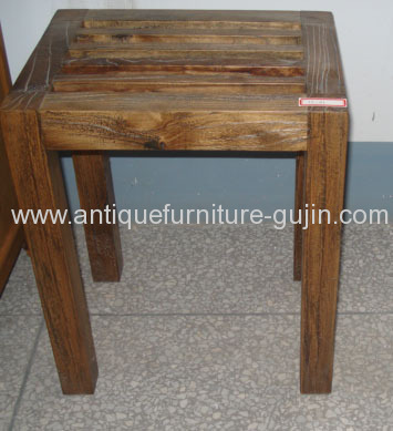 reproduction elm wood stool