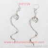 white gold earrings