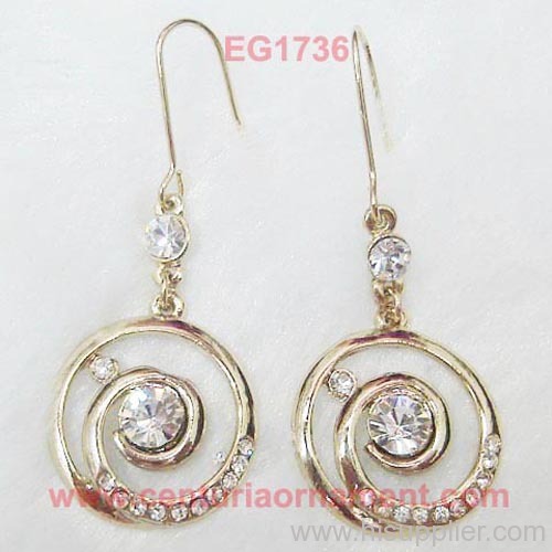 round jewelry earring
