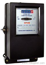 three phase mechanical electricity meter