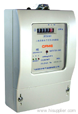 three-phase electronic active kwh meter