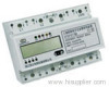 three phase electronic multi-rate watt-hour meter