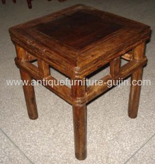 Antique Chinese square stool