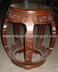 Antique Chinese drum stool