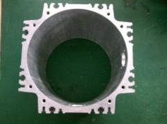 Extruded aluminium motor casing