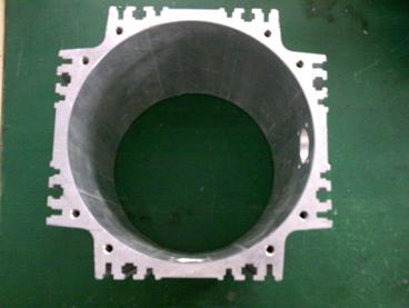 Aluminum motor casing