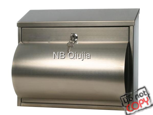 stainless steel locking mailbox