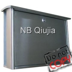 stainless steel locking mailbox