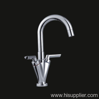 double handle sink faucet