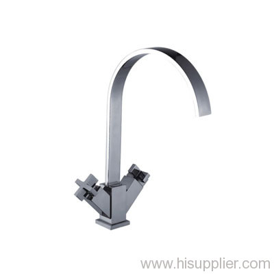 double handle kitchen faucet